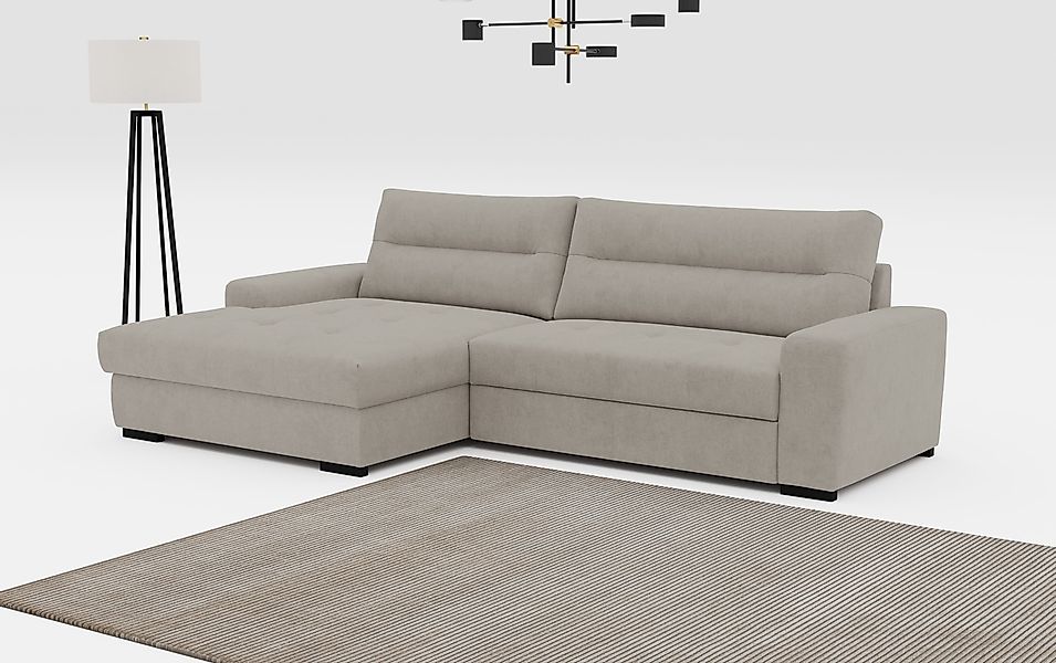 COTTA Ecksofa "Cappa L-Form", wahlweise mit Bettfunktion und Bettkasten günstig online kaufen