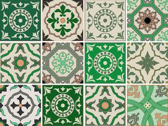 Home affaire Fliesenaufkleber Ornamente, Stickerfliesen, selbstklebend, günstig online kaufen