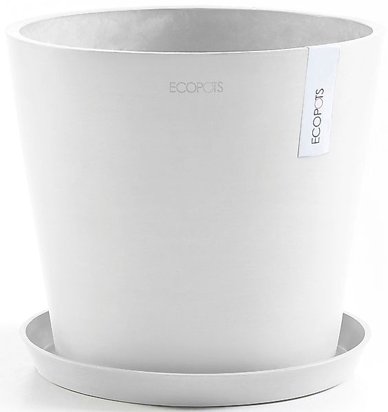 ECOPOTS Blumentopf Amsterdam 40 Weiß, für günstig online kaufen