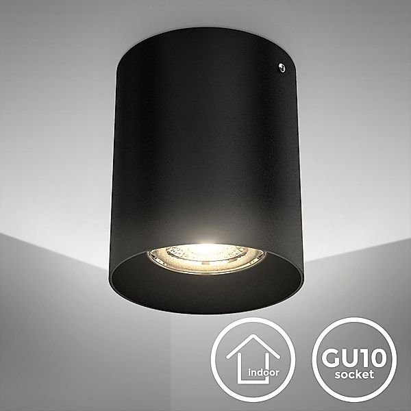 B.K.Licht Aufbauleuchte, ohne Leuchtmittel, Deckenspot, Aufbaulampe, günstig online kaufen