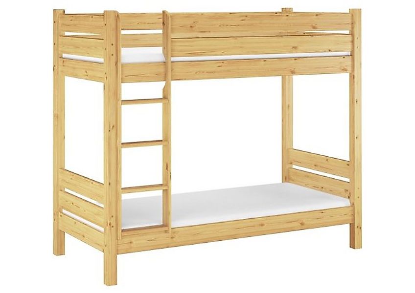 ERST-HOLZ Etagenbett Stockbett Erwachsene 90 x 190 Teilbar mit Rost und Mat günstig online kaufen