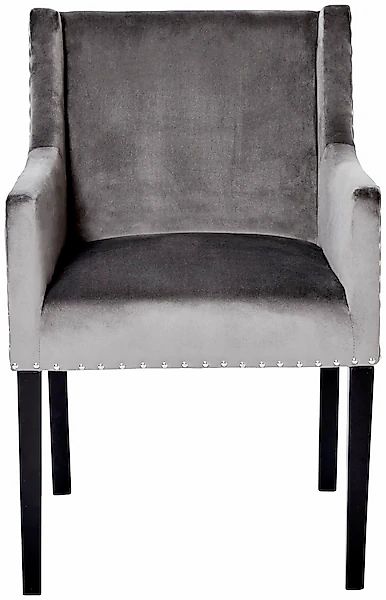 Jahnke Esszimmerstuhl »SAVIK KENT« () 1 Stk.Nieten-Optik, Griff an Rückenle günstig online kaufen