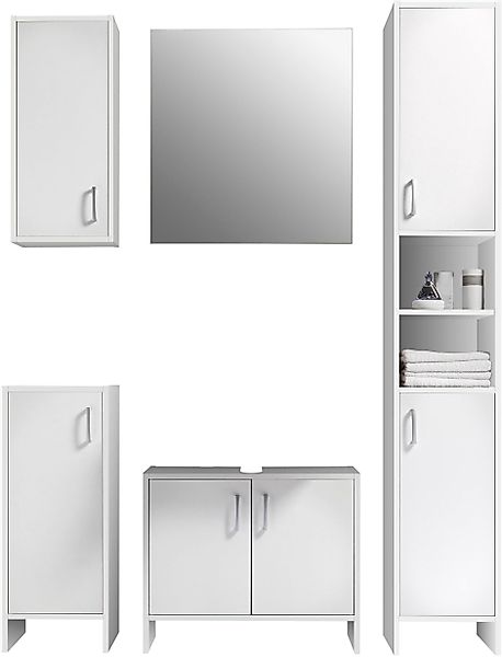 BASIC by Balculina Badmöbel-Set Oslo Badezimmerset günstig online kaufen