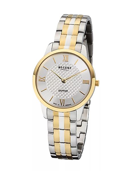 Regent Armbanduhr bicolor GM-1624 Damenuhr günstig online kaufen