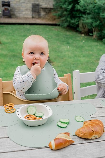 KINDSGUT Platzset Platzdeckchen Wolke, umweltfreundlich, Pistazie günstig online kaufen