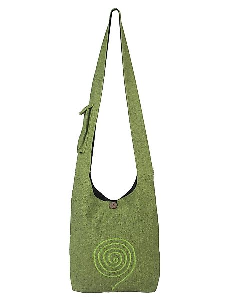 Vishes Shopper Umhängetasche mit aufgestickter Spirale, günstig online kaufen