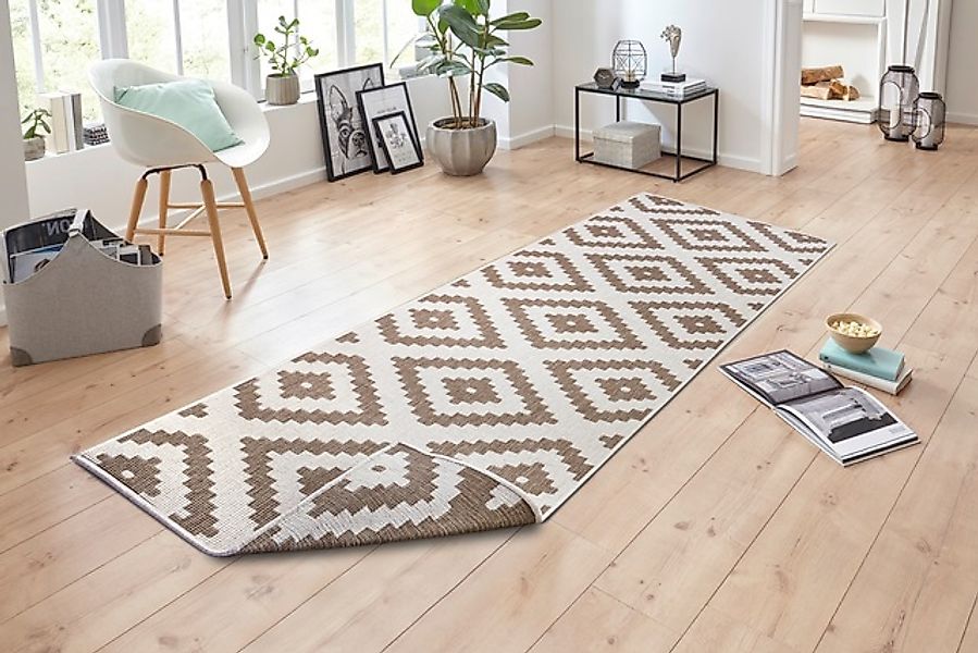 NORTHRUGS Teppich Malta Wendeteppich, rechteckig, Höhe: günstig online kaufen