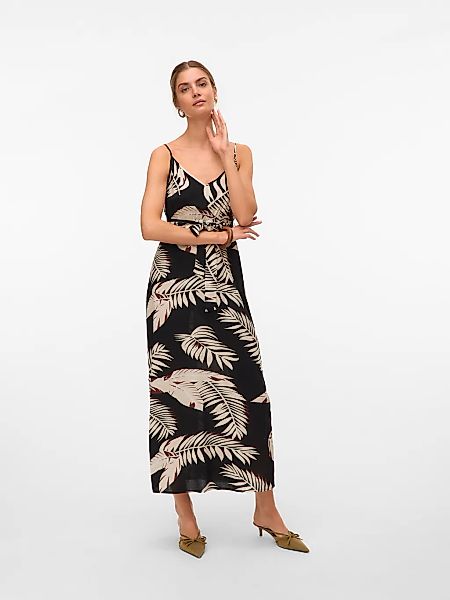 Vero Moda Spaghettikleid "VMEASY JOY SLIT MAXI V-NECK DRESS WV GA" Sommerkl günstig online kaufen