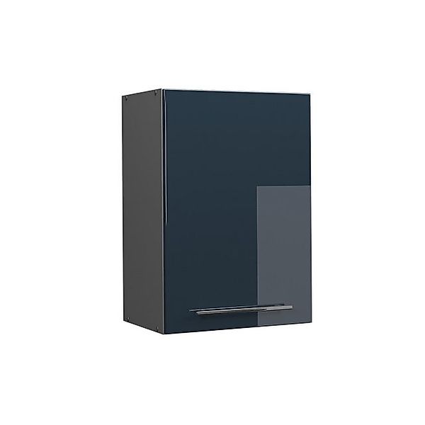 Vicco Hängeschrank Fame-Line, Dunkelblau Hochglanz/Anthrazit, 50 günstig online kaufen
