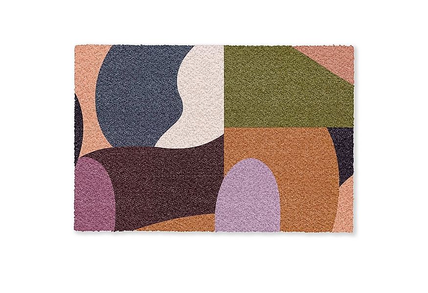 MuchoWow Fußmatte Formen - Abstrakt - Farben - Quadratisch, Rechteckig, inn günstig online kaufen