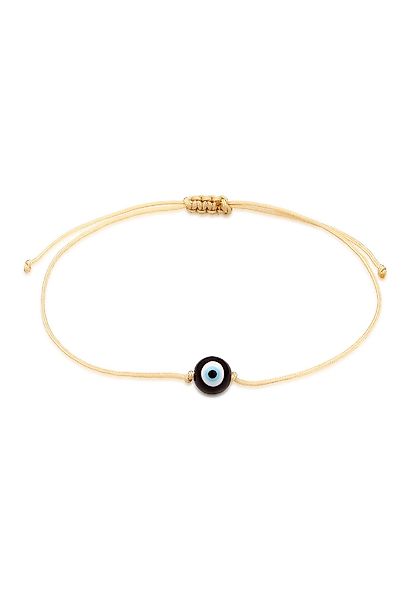 Kuzzoi Bead-Armband-Set Nylon Textilarmband Evil Eye günstig online kaufen