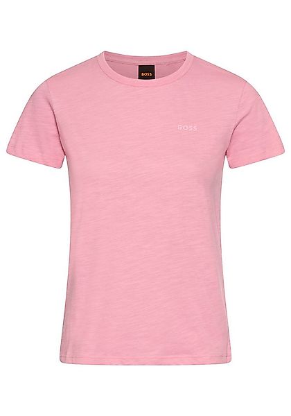 BOSS ORANGE T-Shirt Esla Premium Damenmode mit Rundhalsausschnitt günstig online kaufen