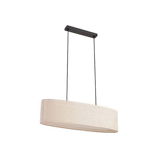 Lindby Pendelleuchte Soula 10042085 Landhaus Vintage Rustikal in Creme 2-fl günstig online kaufen