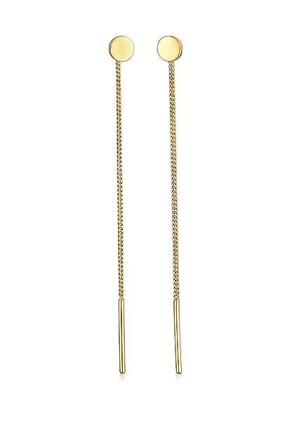 Elli Paar Ohrhänger Plättchen Minimal Basic günstig online kaufen