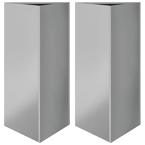 vidaXL Blumentopf Pflanzkübel 2 Stk. Dreieckig günstig online kaufen