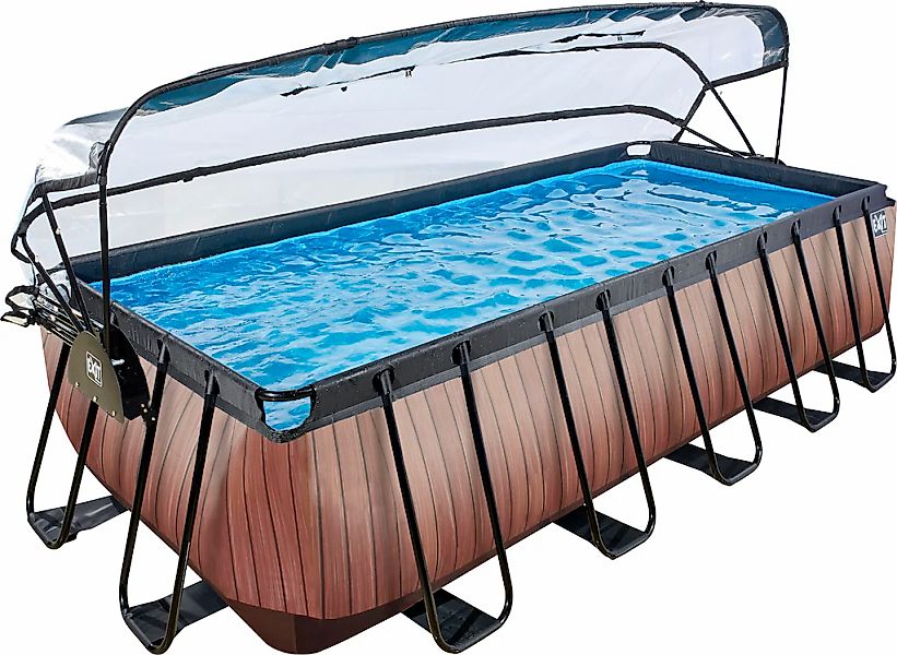 EXIT Framepool "inkl. multifunktionaler Abdeckung & Wärmepumpe" 250x540x122 günstig online kaufen