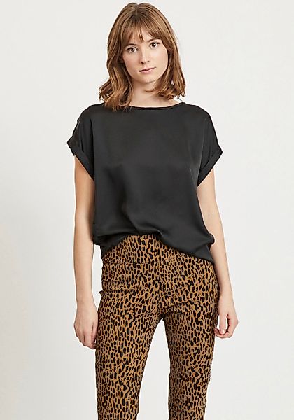 Vila Shirtbluse VIELETTE Vorderteil aus glänzendem günstig online kaufen