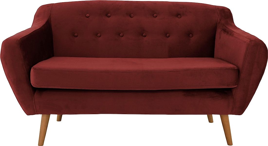 Home affaire 2-Sitzer "Renne" mit Heftung im Rücken im skandinavischem Stil günstig online kaufen