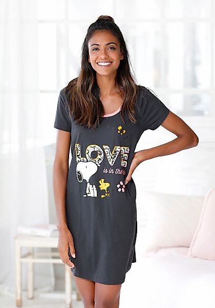 Peanuts Sleepshirt 1-teilig, mit großem Snoopy-Motiv günstig online kaufen