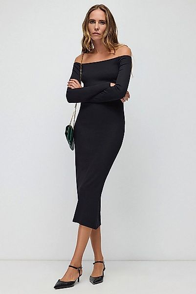 No Matter What Minikleid Midi Bodycon Kleid mit tiefen Schultern günstig online kaufen
