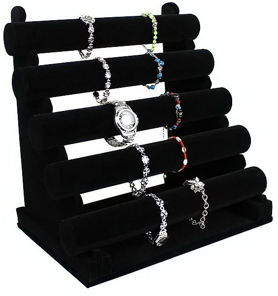 Yudu Schmuck Etagere Schmuckständer mit abnehmenbar 5 Rollen für Uhr Armban günstig online kaufen