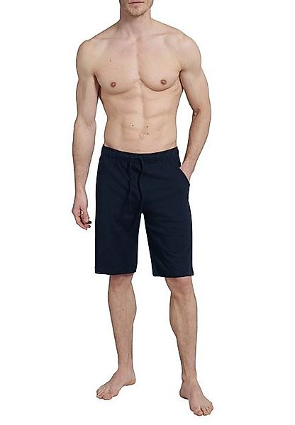 CECEBA Schlafhose CECEBA Herren Bermuda blau uni (1-tlg) günstig online kaufen