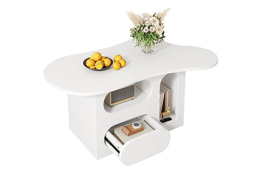 Merax Couchtisch Wolke II mit Schublade, Beistelltisch Scandi, Wohnzimmerti günstig online kaufen