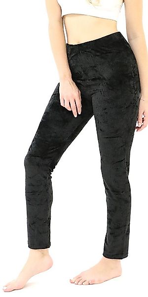Leggings Park Leggings Damen Leggings Winter "SAMT" gestreift elastische Ta günstig online kaufen