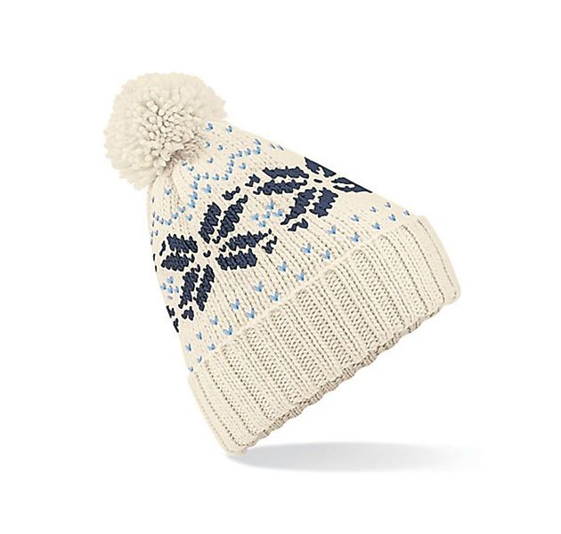 Beechfield® Bommelmütze Beechfield Fair Isle Snowstar Mütze günstig online kaufen