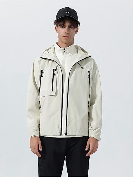 YOUTHUP Funktionsjacke Herren Lockere winddichte Outdoorjacke günstig online kaufen