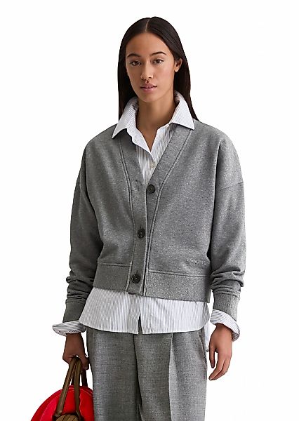 Marc OPolo Sweatjacke "mit Rippstrick-Bund" günstig online kaufen
