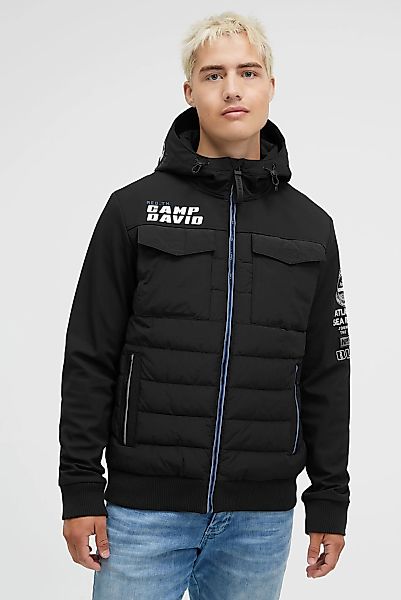 CAMP DAVID Winterjacke mit Kapuze mit Brusttaschen günstig online kaufen