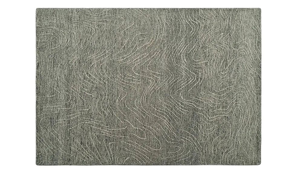 como Handtuft-Teppich  Purnia ¦ grau ¦ Wolle,Baumwolle,Synthetische Fasern günstig online kaufen