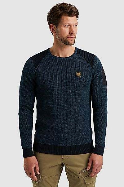 PME Legend Sweater Rib Melange Dunkelgrün - Größe XL günstig online kaufen