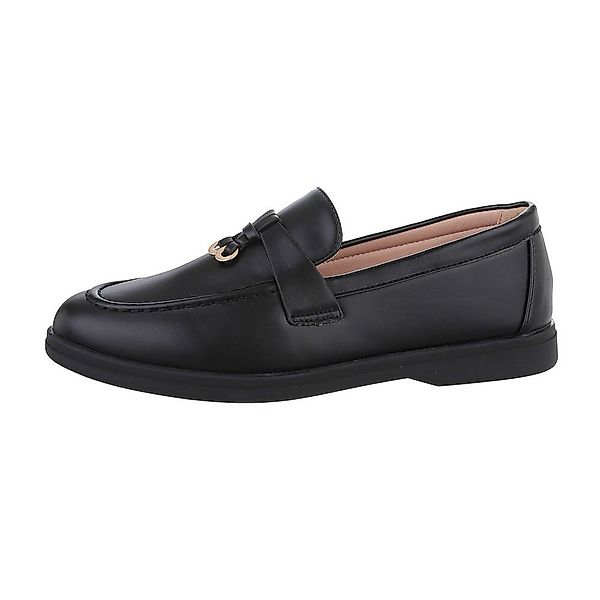 Ital-Design Damen Mokassins Freizeit Slipper Blockabsatz günstig online kaufen