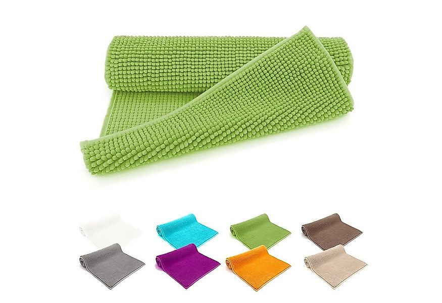 heimtexland Badematte Badvorleger Chenille Badteppich Duschvorleger, rutsch günstig online kaufen