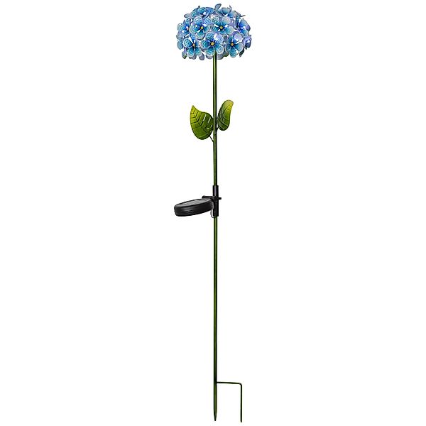 STAR TRADING LED Solarleuchte, Solar-Erdspieß Hortensia, günstig online kaufen