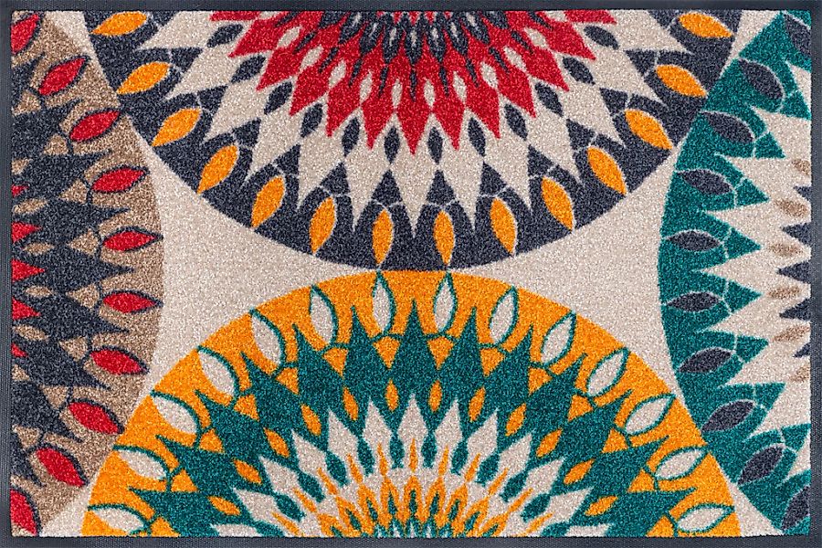 wash+dry by Kleen-Tex Fußmatte "Whirlwinds" rechteckig 7 mm Höhe günstig online kaufen