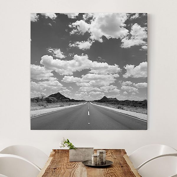 Leinwandbild - Quadrat Route 66 II günstig online kaufen