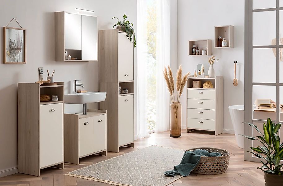 welltime Waschbeckenunterschrank "Lindholm" günstig online kaufen