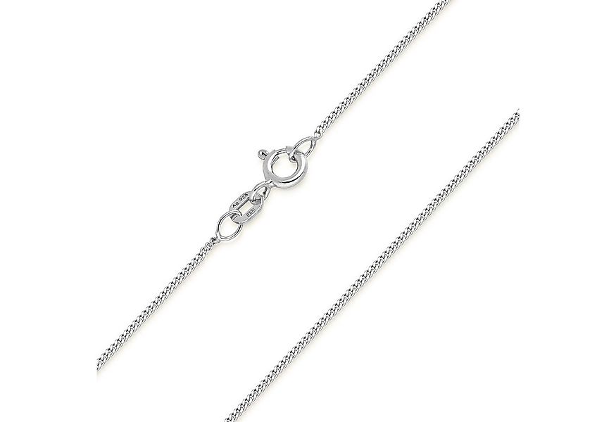 Materia Silberkette Damen Panzerkette Silber fein 1mm 40-120cm K32, 925 Ste günstig online kaufen