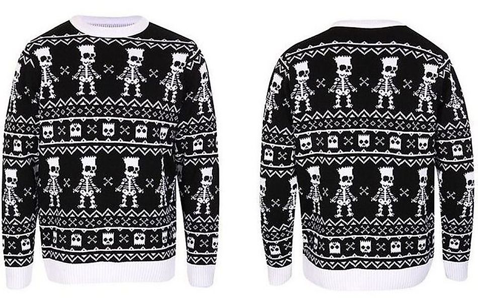 The Simpsons Rundhalspullover Bart Skeleton Repeat Jumper günstig online kaufen