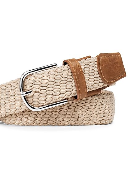 Indicode Stoffgürtel Alvin (1-St) Elastischer Flechtgürtel günstig online kaufen