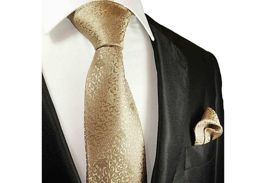 Paul Malone Krawatte Herren Hochzeitskrawatte mit Tuch floral 100% Seide Ho günstig online kaufen