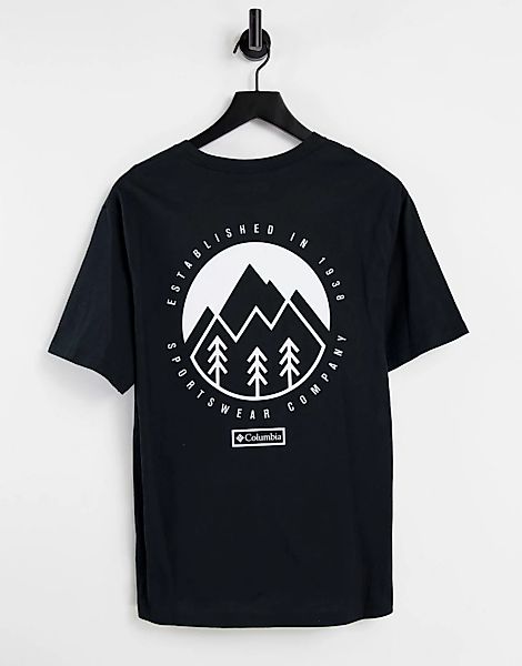 Columbia – Tillamook – T-Shirt in Schwarz günstig online kaufen