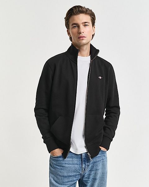 Gant Sweatjacke REG SHIELD FULL ZIP SWEAT mit Logostickerei auf der Brust günstig online kaufen