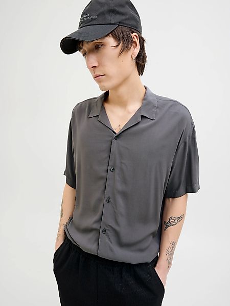 Jack & Jones Kurzarmhemd "JJEJEFF SOLID RESORT SHIRT S/S SN", mit Resort Kr günstig online kaufen