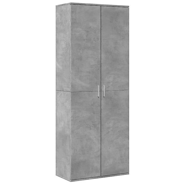 vidaXL Highboard Betongrau 70x35x180 cm Holzwerkstoff günstig online kaufen