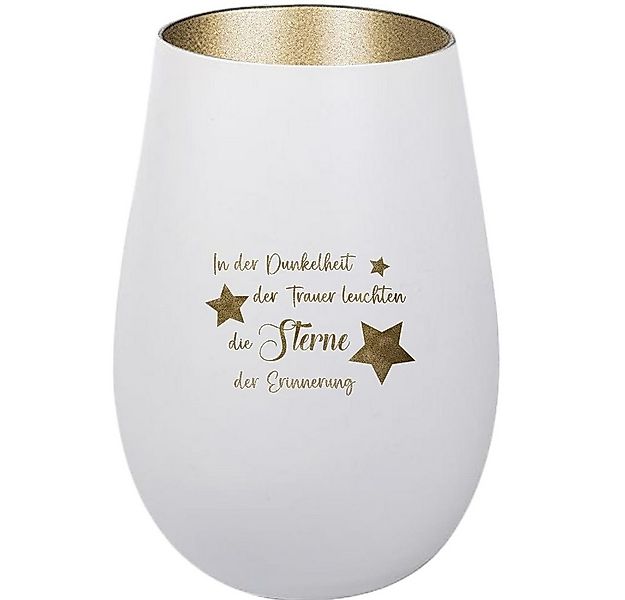 Der Porzellan-Laden Windlicht Windlicht In der Dunkelheit der Trauer leucht günstig online kaufen