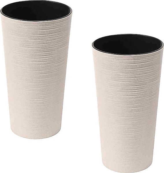 Siena Garden Pflanzkübel (2 St), Rillenoptik, günstig online kaufen